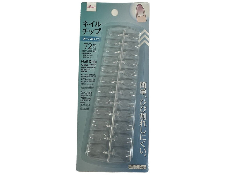 ネイルチップ（オーバル、７２枚）