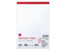 レポートパッド（Ａ５、Ａ罫、８０枚）