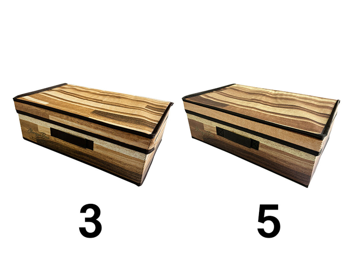 フタ付収納ボックス（木目調、38cm×25cm） -100均 通販