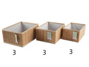バンブーストレージボックス（３サイズアソート）