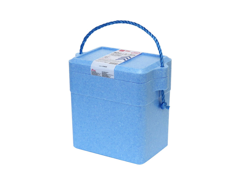 発泡クーラーBOX（7．4L、ダークブルーカラー） -100均