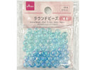 ラウンドビーズ（青系、約８ｍｍ、５０個）