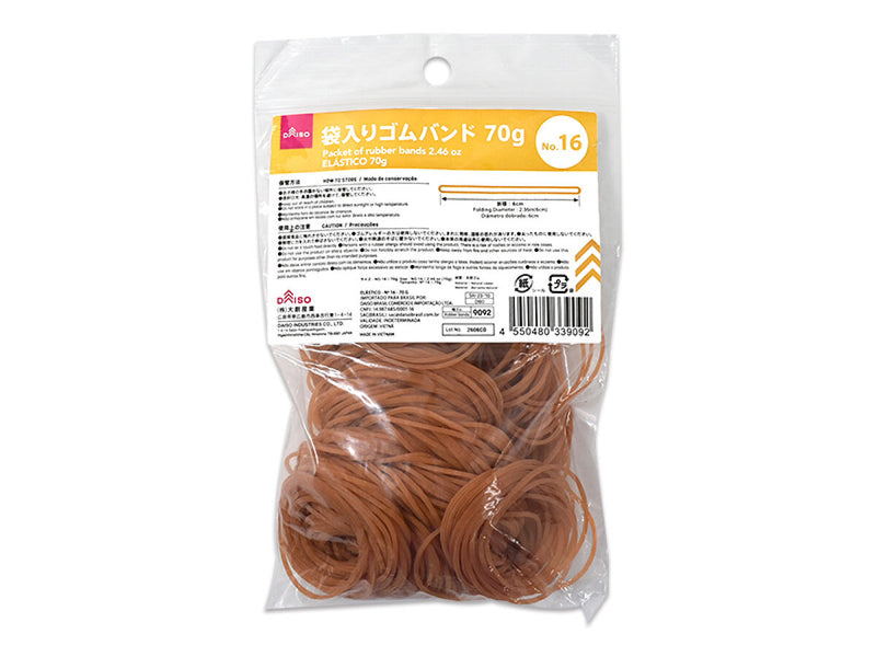 袋入ゴムバンド（Ｎｏ．１６）　７０ｇ