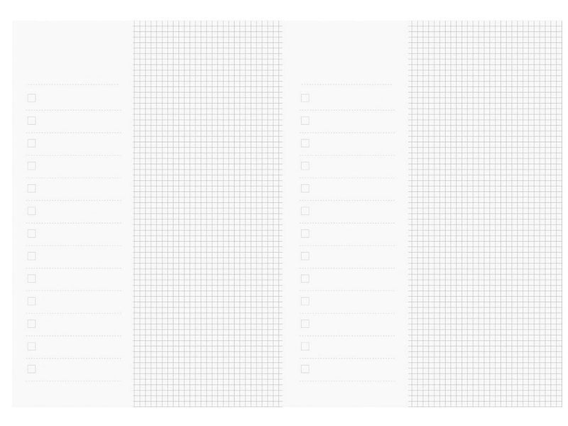 タスク管理ノート（Ａ５、ＴＯＤＯ＋３ｍｍグリッド罫、４８ページ、ベージュ）