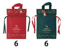不織布バッグ（クリスマス、ノエル、２８ｃｍ×４２ｃｍ、ハンドル付）