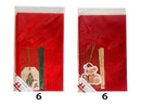 ラッピングバッグ（クリスマス、ミックス、５３ｃｍ×８６ｃｍ、リボン付、タグ付）