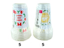 クリアカップ（クリスマス、ノエル、３６０ｍＬ、５個）