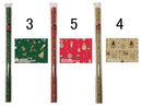 クリスマス包装紙（クラフト、ナチュラル、７０ｃｍ×１．５ｍ）
