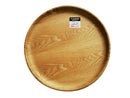 木製トレー（丸型、滑り止め付、３４ｃｍ）