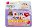パーティーキャンドル（Ｈａｐｐｙ Ｂｉｒｔｄａｙ、３本）なし
