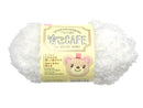 毛糸（もこＣａｆｅ、Ｍ１、ホワイトクリーム）４０ｇ
