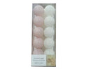 ガーランドライト（ＰＫ×ＩＶ、１０ＬＥＤ、コットンボール）６ｃｍ