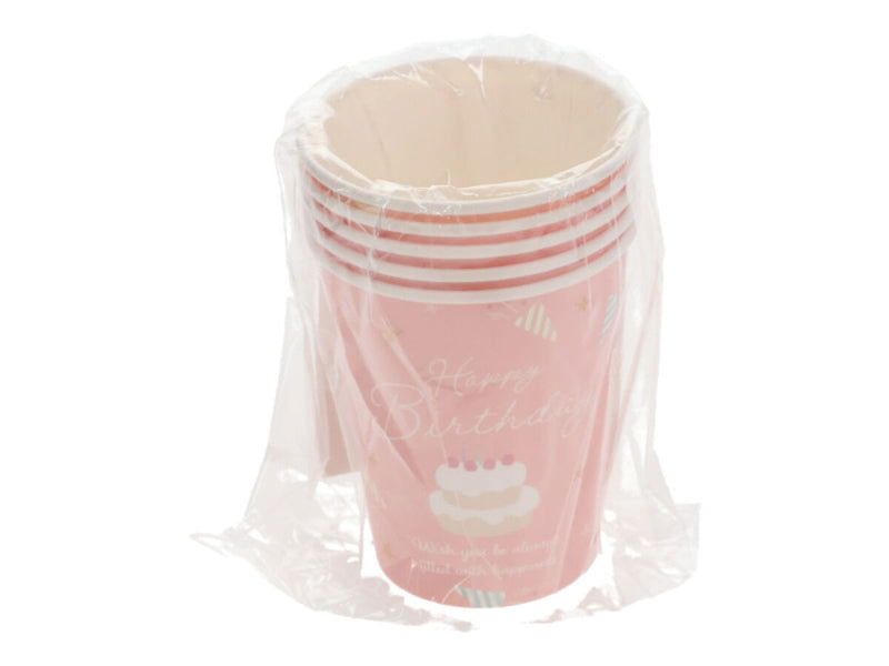 紙コップ（パステル、２５０ｍＬ、５個）