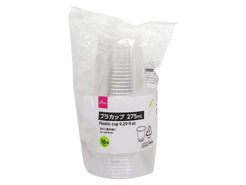 プラカップ（２７５ｍＬ、１６個）