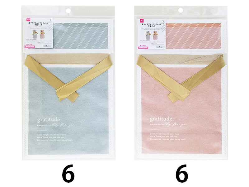 底マチダブルソフトフィルム巾着バッグ（ナチュラルライン）１９ｃｍ×３０ｃｍ×１０ｃｍ