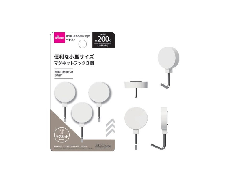 マグネットフック（丸タイプ、小、３個）