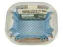 分厚いおかずカップ（ストライプ柄、角型、底、２４枚）底５５ｍｍ×４０ｍｍ×高さ３０ｍｍ