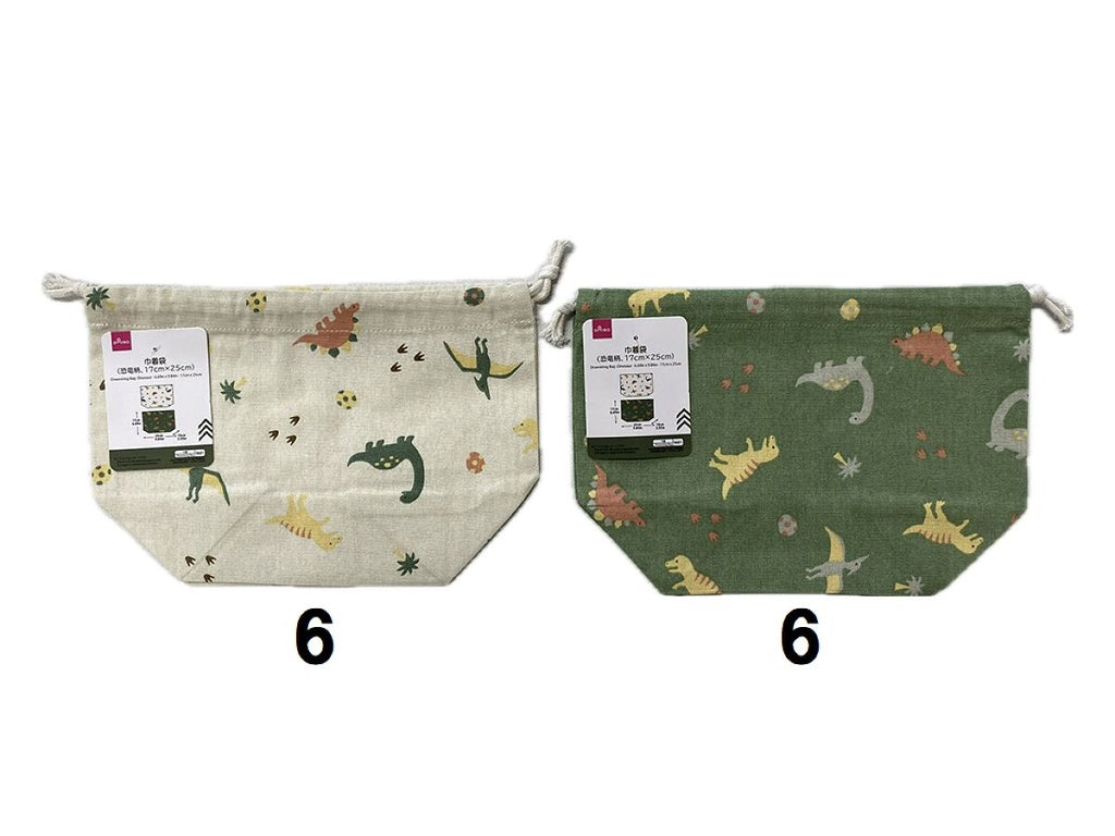KURU˖ ࣪⊹様確認用恐竜ランチョンマット35×45 巾着袋