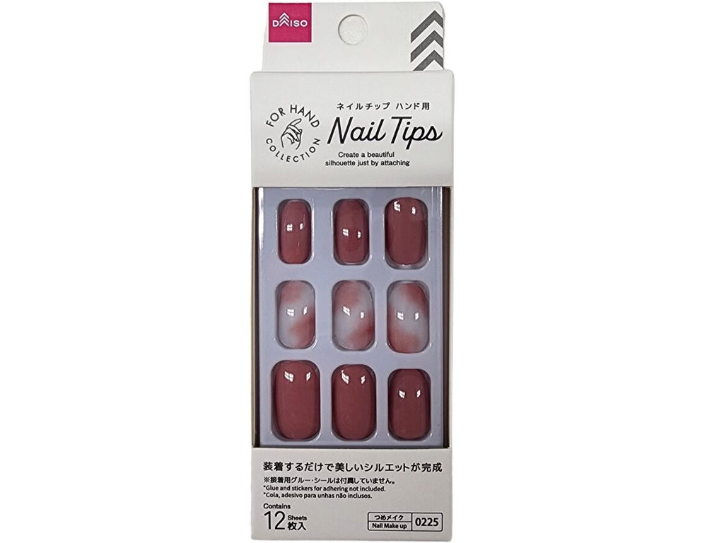 ミルキーニュアンス ネイルチップ ネイルチップ（ハンド、ミルキーベースニュアンス＆ピンク