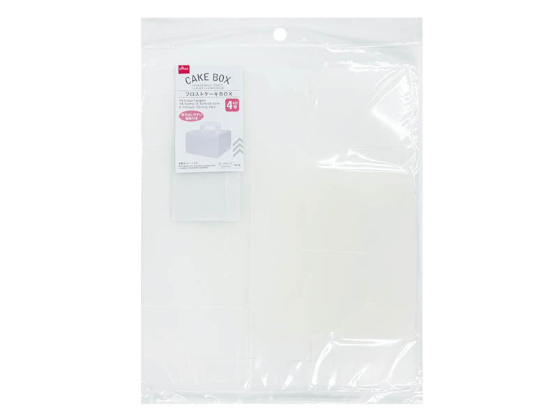 ケーキＢＯＸ（フロスト、４号、１４．５ｃｍ×１４．５ｃｍ×９．５ｃｍ）