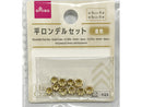 平ロンデルセット（金色、約５ｍｍ：４個、約６ｍｍ：６個）