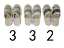 外縫いスリッパ（スポンジメッシュ、クロス）２２ｃｍ－２４ｃｍ
