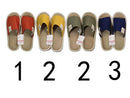 外縫いスリッパ（カラー、２２ｃｍ－２４ｃｍ）