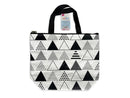 アルミ保温保冷トートバッグ（幾何学柄）