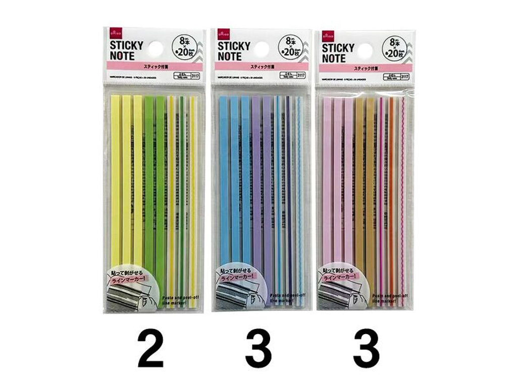 ダイソー　カラーパレット付箋　スリーピー 4550480495163_10_c100baaa-cd6e