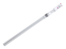 白い伸縮式つっぱり棒１２０ｃｍ－１９０ｃｍ、Φ１．３ｃｍ－Φ１．６ｃｍ
