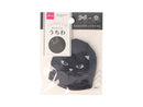 折りたたみうちわ（黒ねこ）