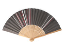 紙扇子（竹縞）２３ｃｍ
