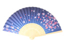 紙扇子（夜桜）２１ｃｍ