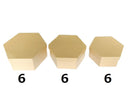 紙ボックス（六角、３サイズ）