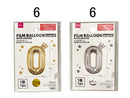フィルムバルーン（Ｎｕｍｂｅｒ　０、クラウン付）
