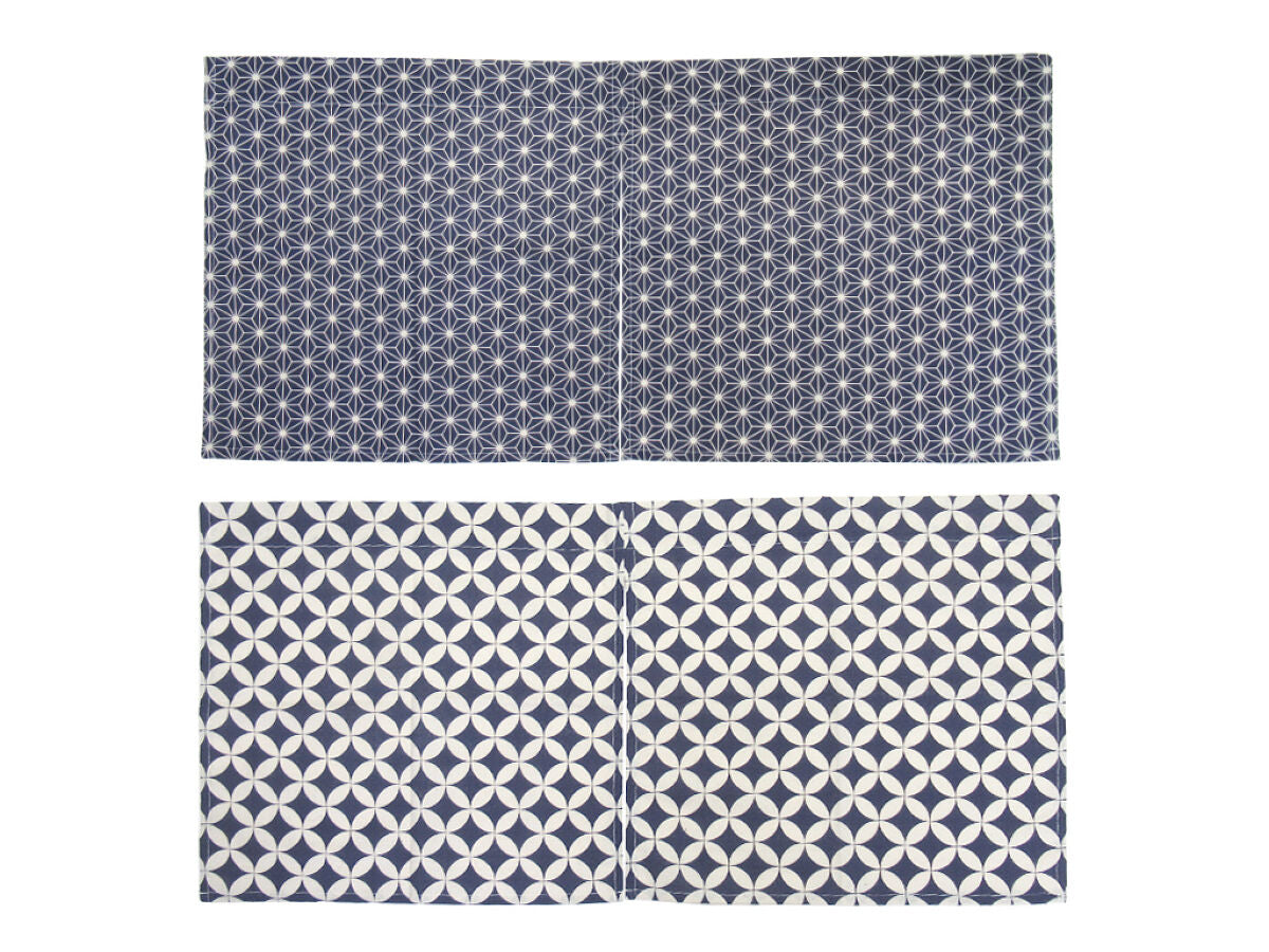 葉っぱたたき染め　麻布のれん tatematuba6.jpg