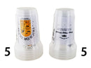 クリアカップ（ＨＷ、アソート、５個）３６０ｍＬ