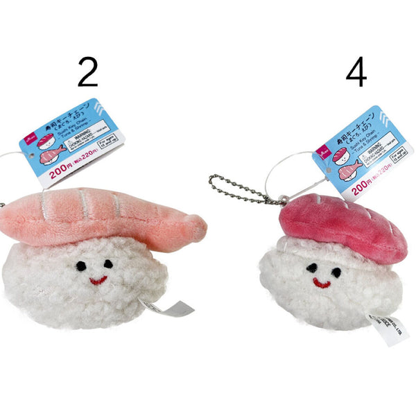 寿司デザインぬいぐるみキーチェーン フラッグシップ東京♡新商品！！寿司をモチーフにしたマメツム