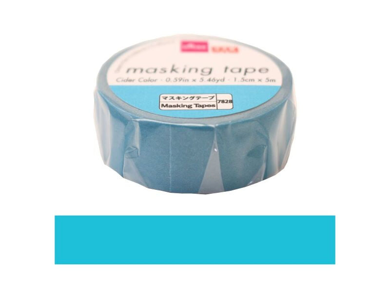 マスキングテープ（サイダーカラー、1．5cm×5m） -100均 通販