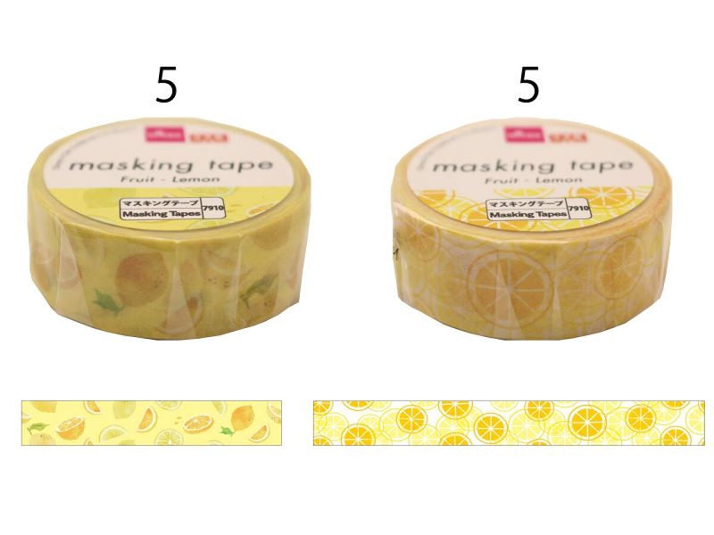 マスキングテープ（フルーツ、レモン）