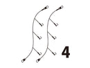 サビキ仕掛け（ハゲ皮、４、３本針×２セット）