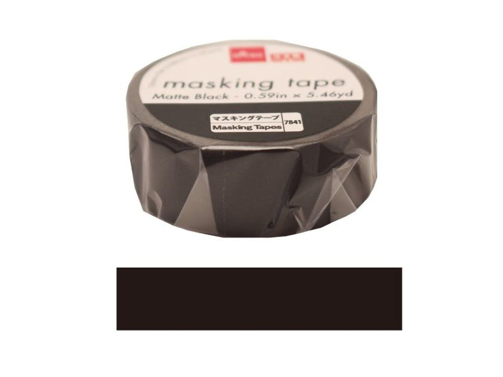 マスキングテープ（マットブラック）1．5cm×5m -100均 通販