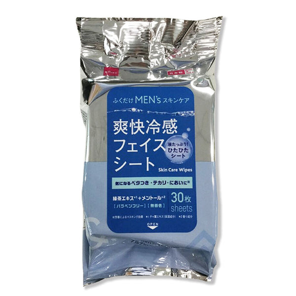 ＆．メンズフェイスシート（冷感、30枚） -100均 通販 ダイソー