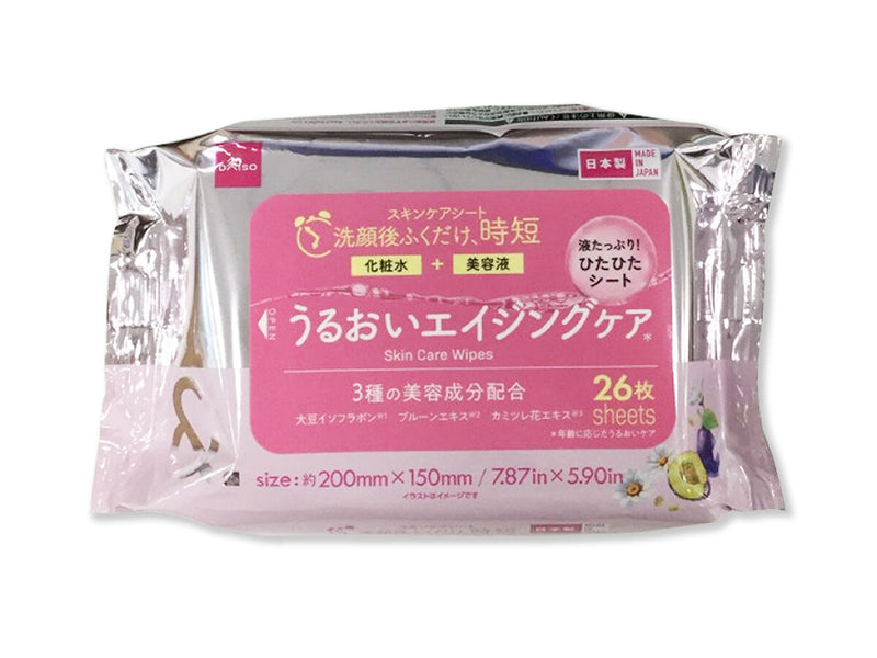 ＆．スキンケアシート（エイジングケア、２６枚）