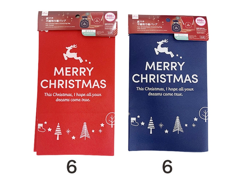 底マチ不織布巾着バッグ（６０ｃｍ×５１ｃｍ）６０ｃｍ×５１ｃｍ