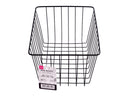 ワイヤーバスケット（ブラック、２６ｃｍｘ１７ｃｍｘ１１ｃｍ）