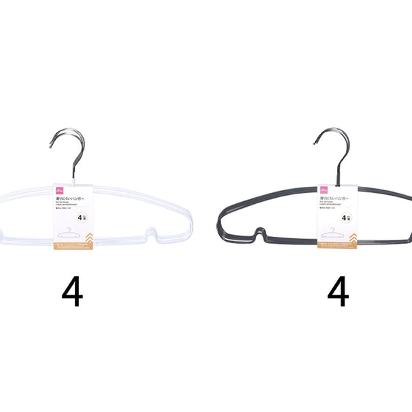 注！ハンガー　ダイソーで売ってます　転売不買 滑りにくいハンガー（4本） -100均 通販 ダイソーオンライン