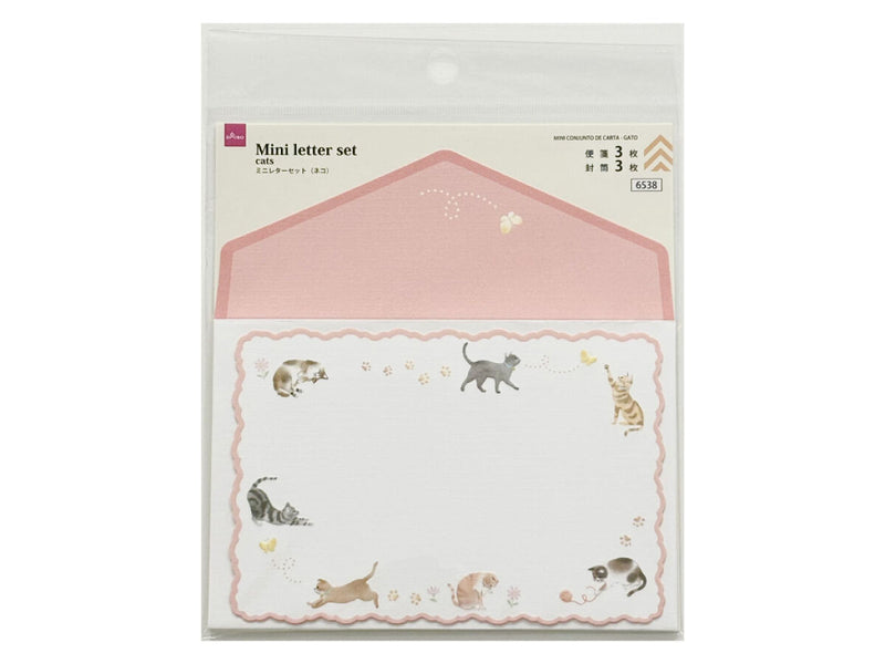 ミニレターセット（ネコ）