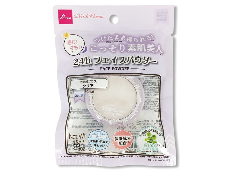 ＆．ＷｉｔｈＣｈａｒｍ　２４ｈフェイスパウダー　クリア