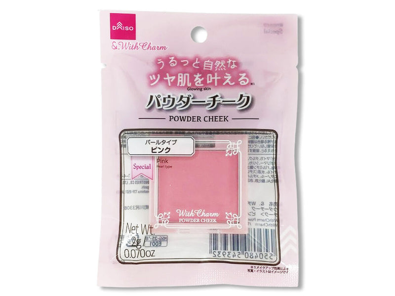 ＆．ＷｉｔｈＣｈａｒｍ　パウダーチーク　ピンク